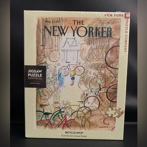 The New Yorker Bicycle Shop 1000 Piece Jigsaw Puzzle NEW Sealed